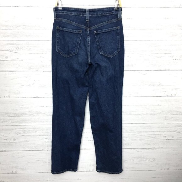 Old Navy Jeans O.G. Loose Fit Straight Leg High Rise Stretch size 4 length 31" - Picture 2 of 8